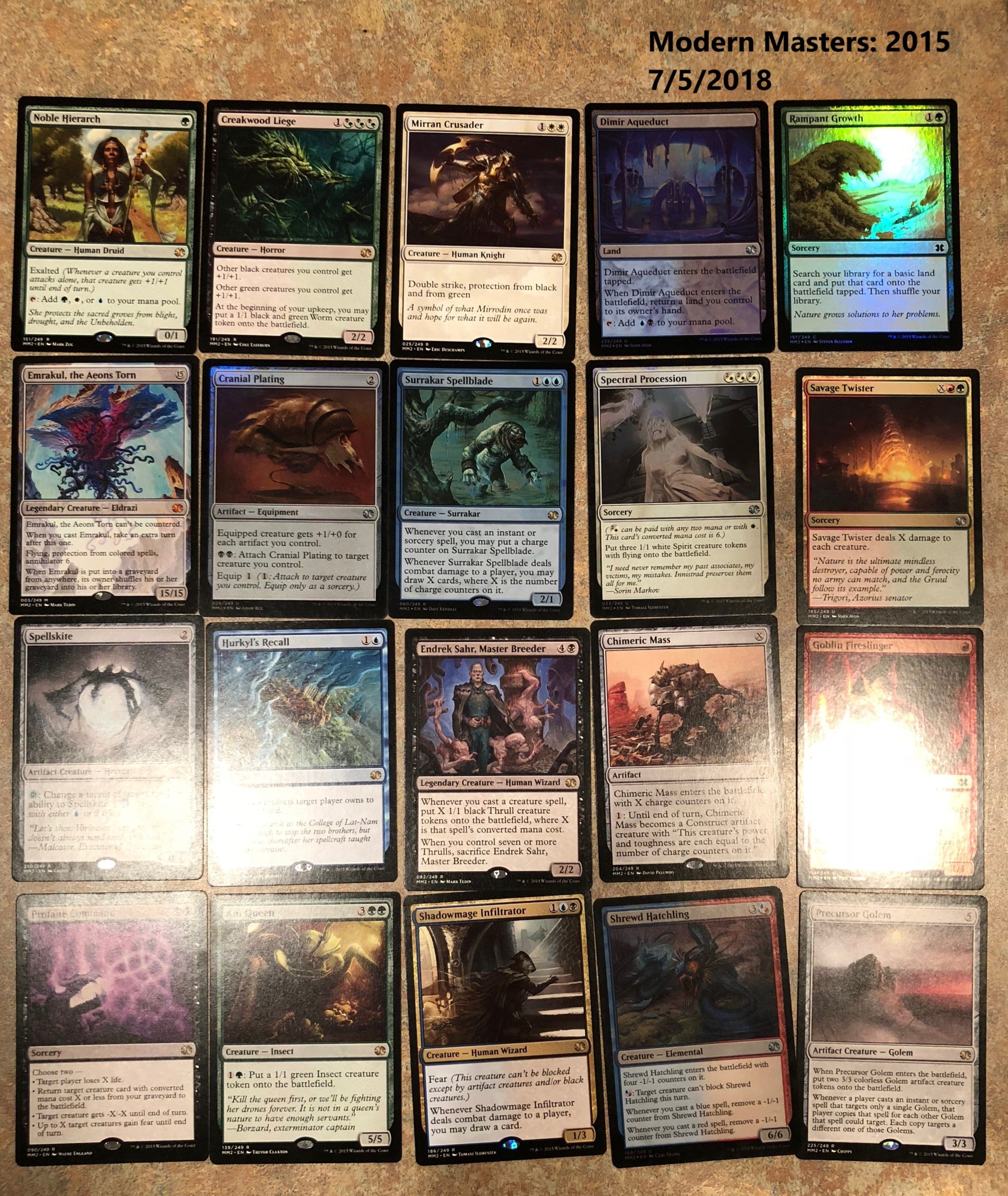 07/05/2018 | MODERN MASTERS: 2015
