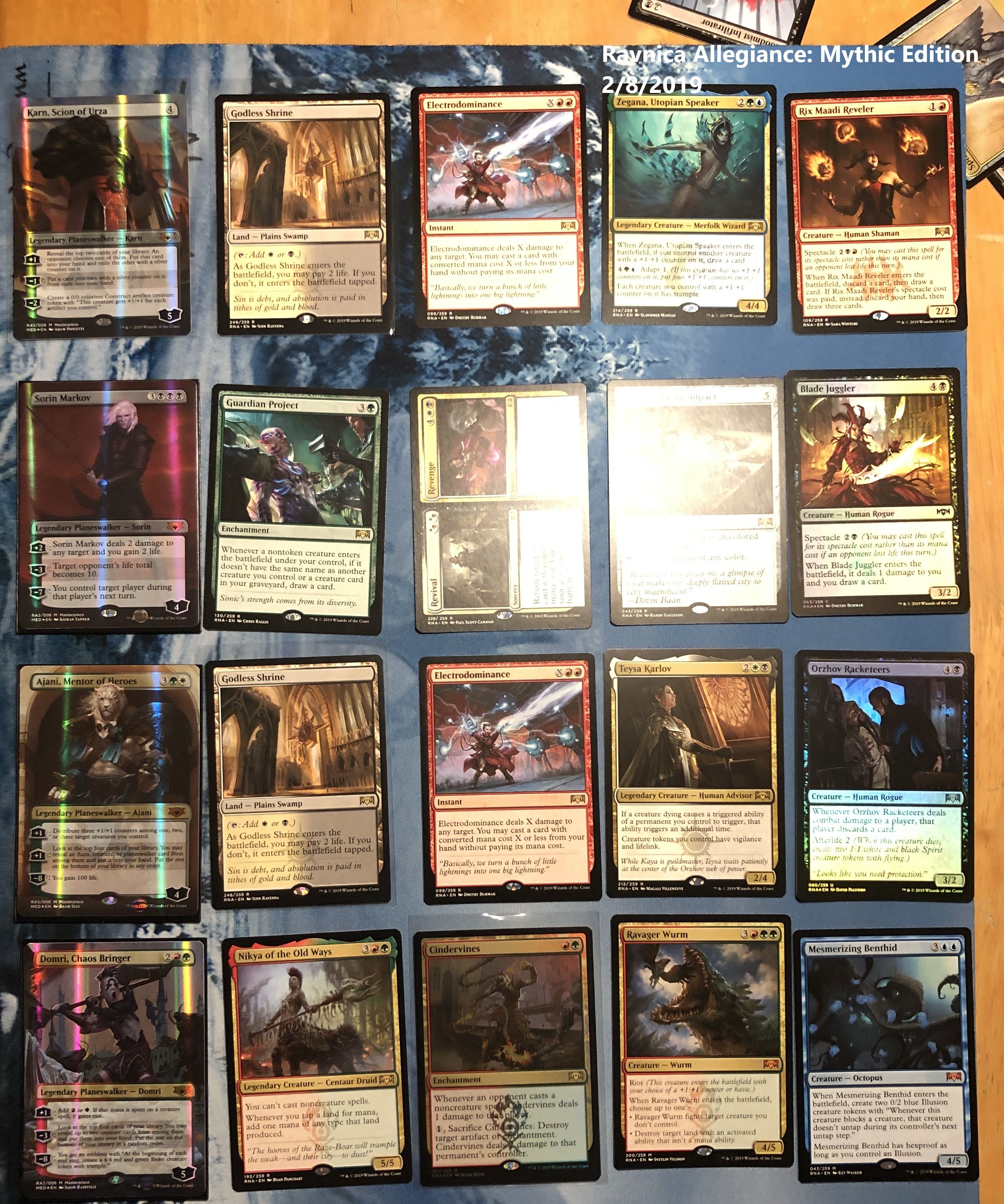 02/08/2019 | MYTHIC EDITION: RAVNICA ALLEGIANCE