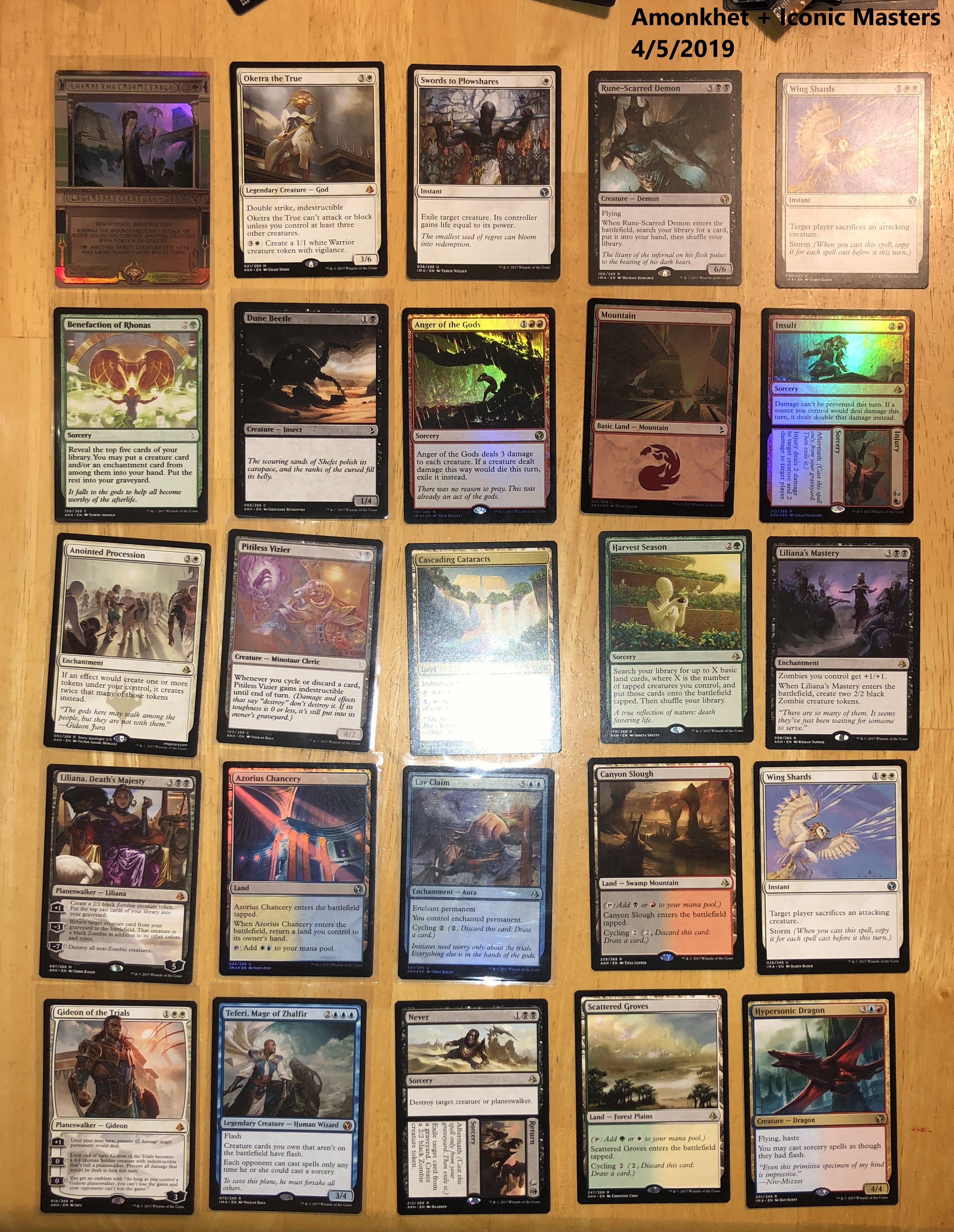 04/05/2019 | Amonkhet with one Iconic Masters