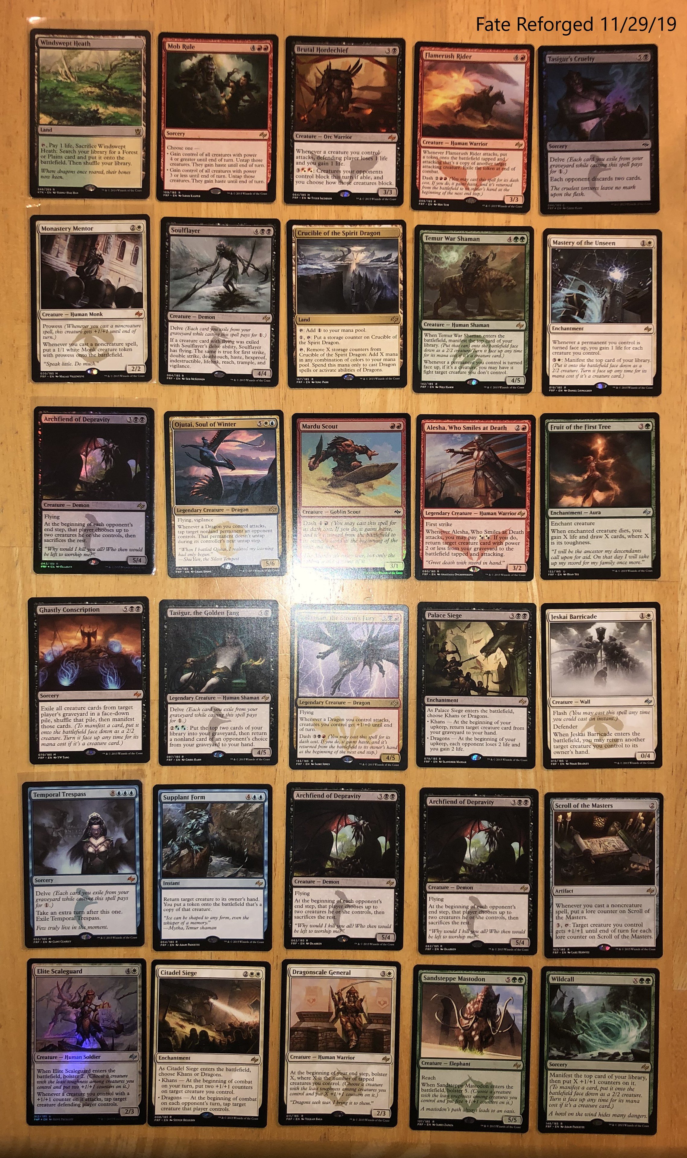 11/29/2019 | Fate Reforged