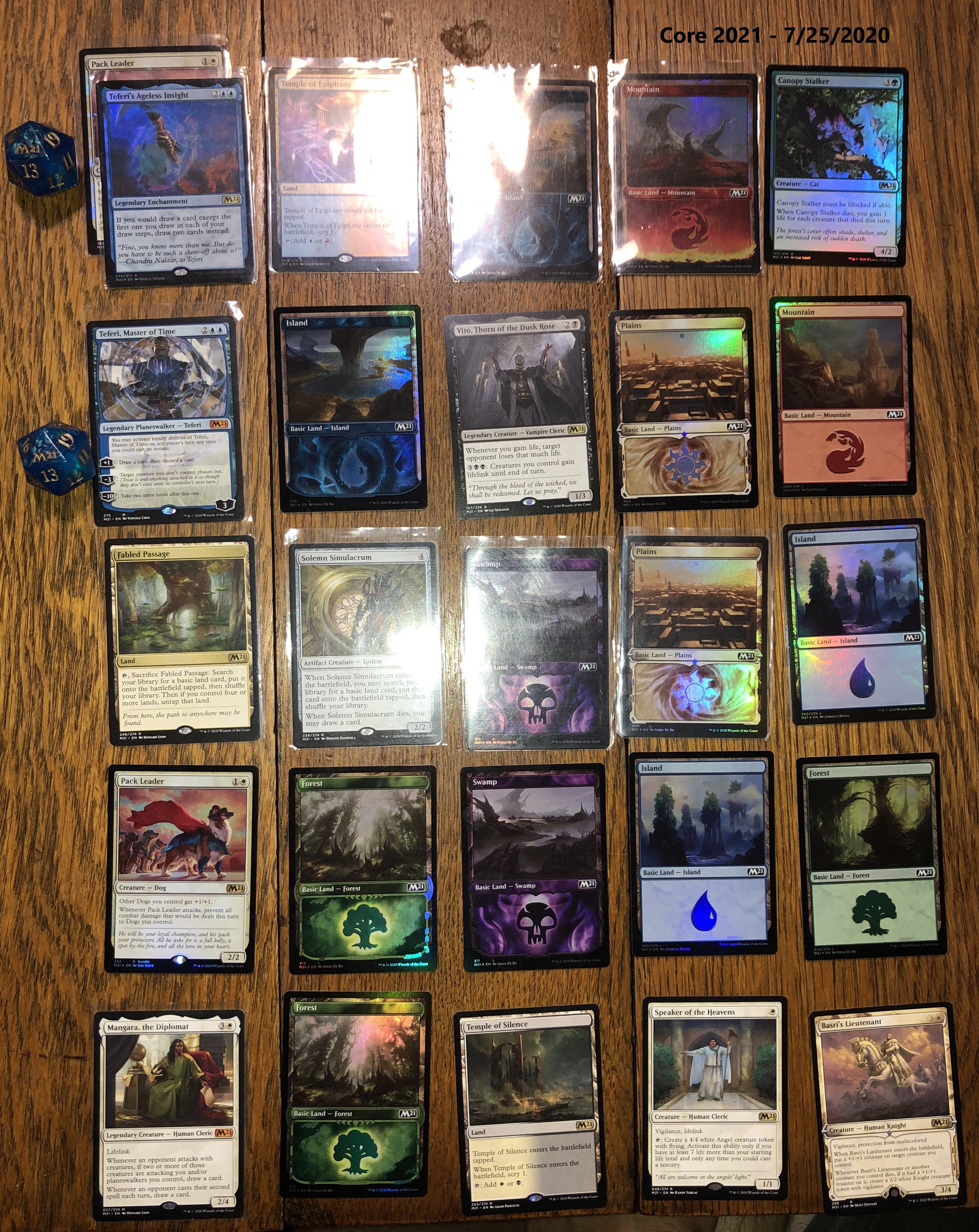 07/25/2020 | Core 21 (notes - 3 way tie for 2nd, hab then klobb than smeag for roll off)