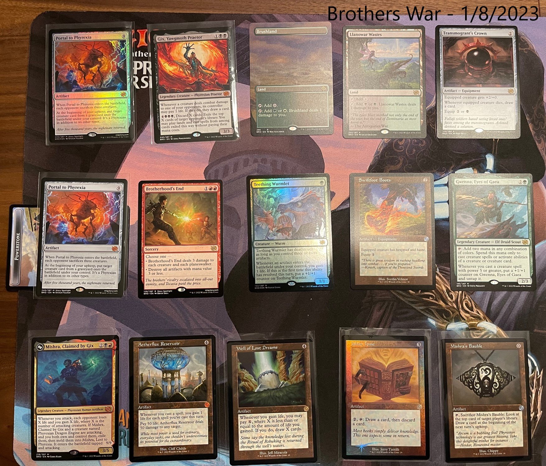 01/08/2023 | Brothers war