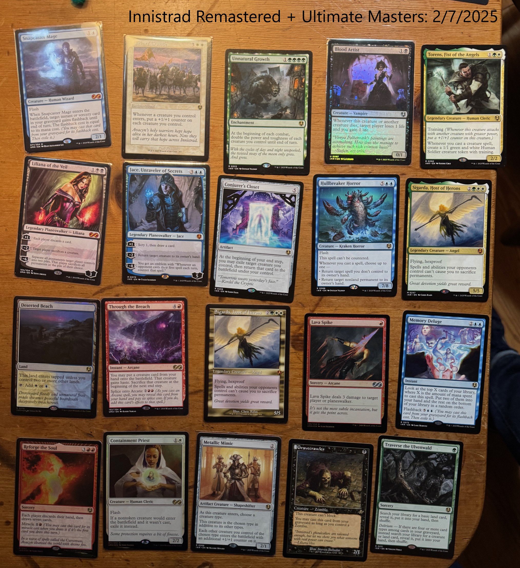 02/07/2025 | Innistrad Remastered + Ultimate Masters