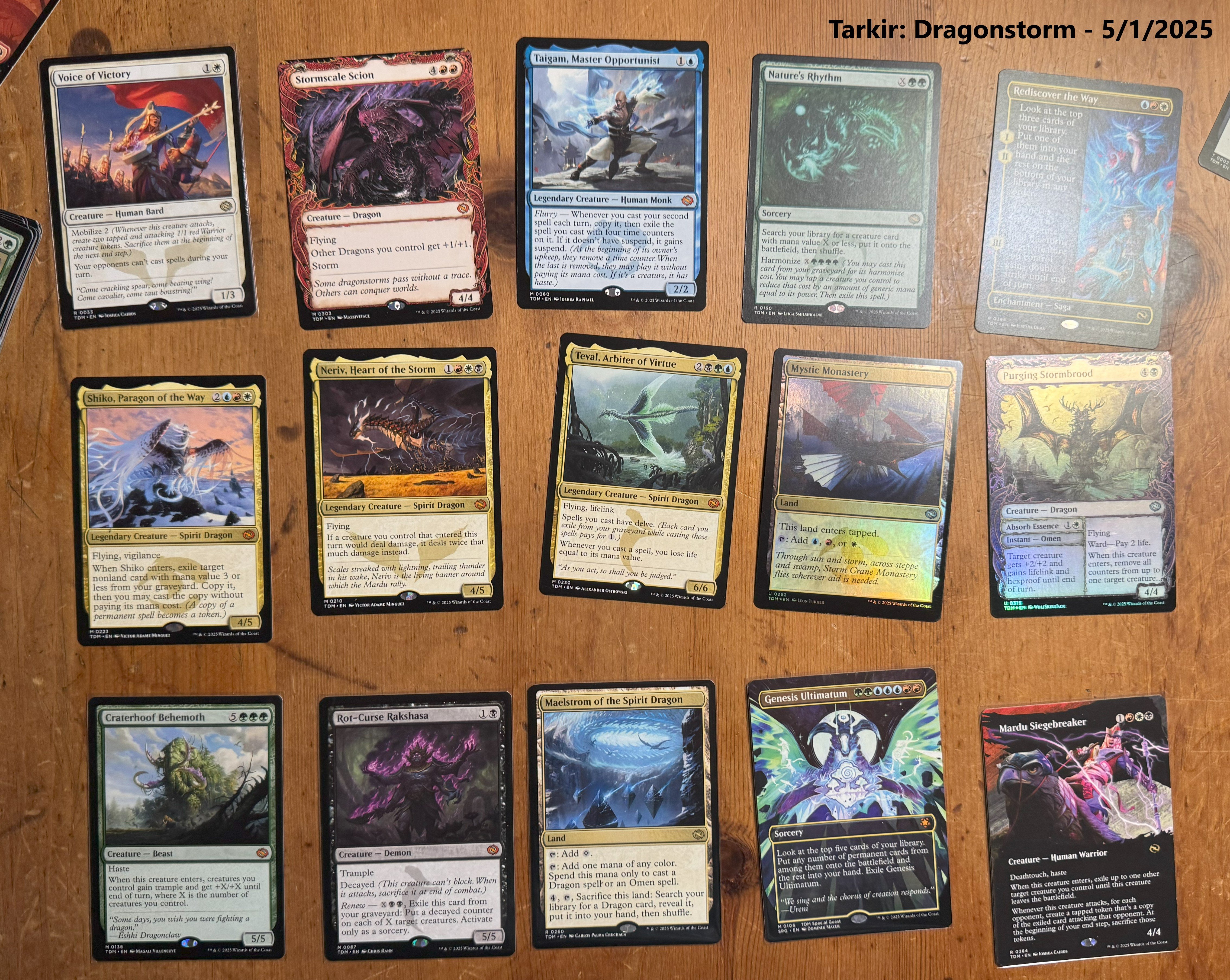 05/01/2025 | Tarkir: Dragonstorm