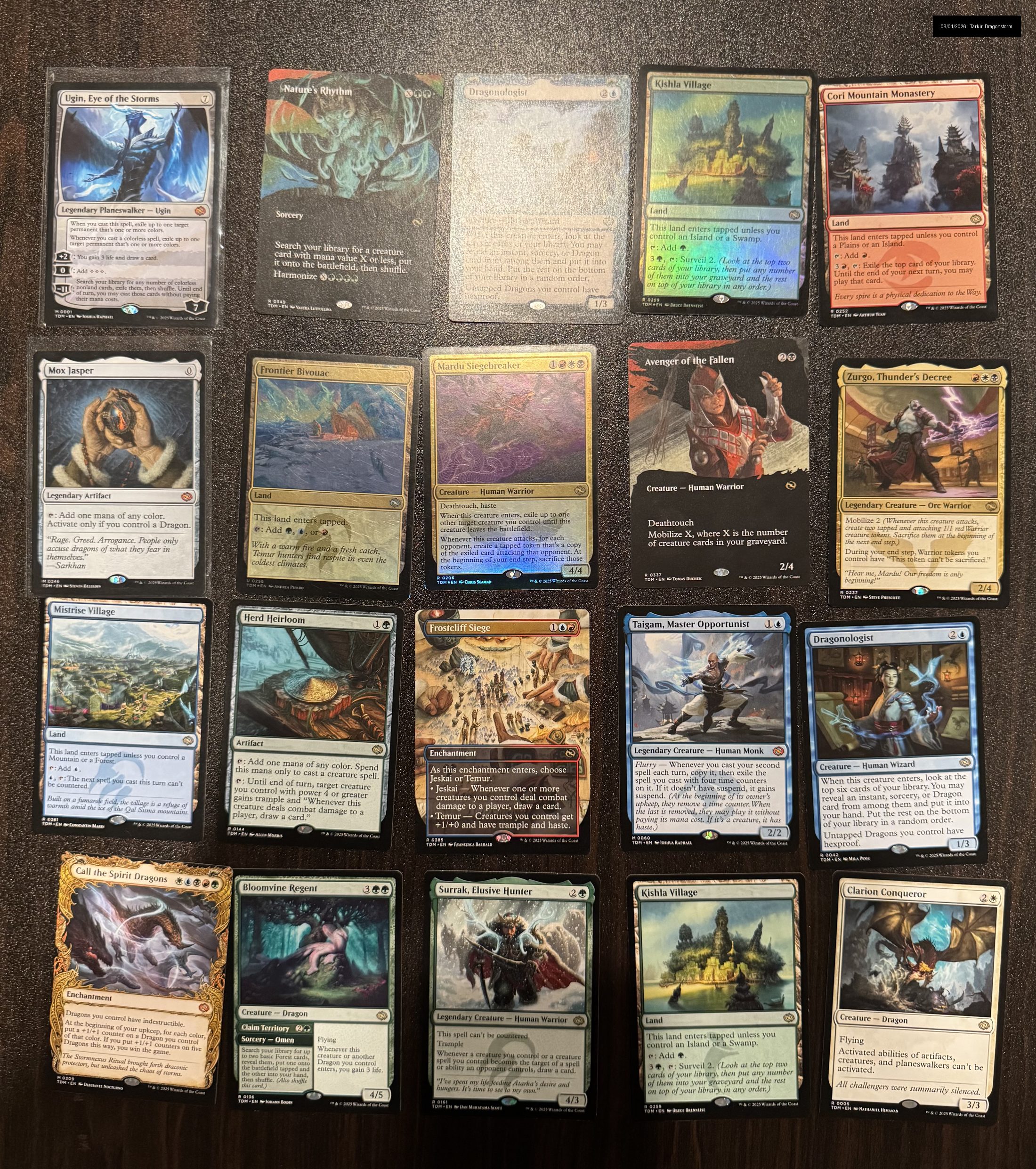 08/01/2026 | Tarkir: Dragonstorm
